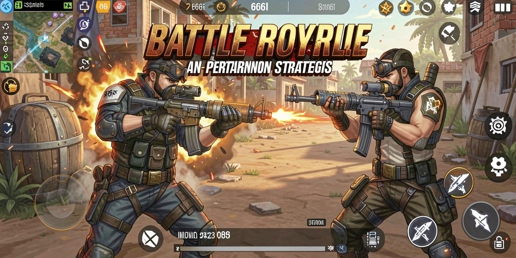 Gameplay Battle Royale yang menegangkan di 666I dengan aksi luar biasa.