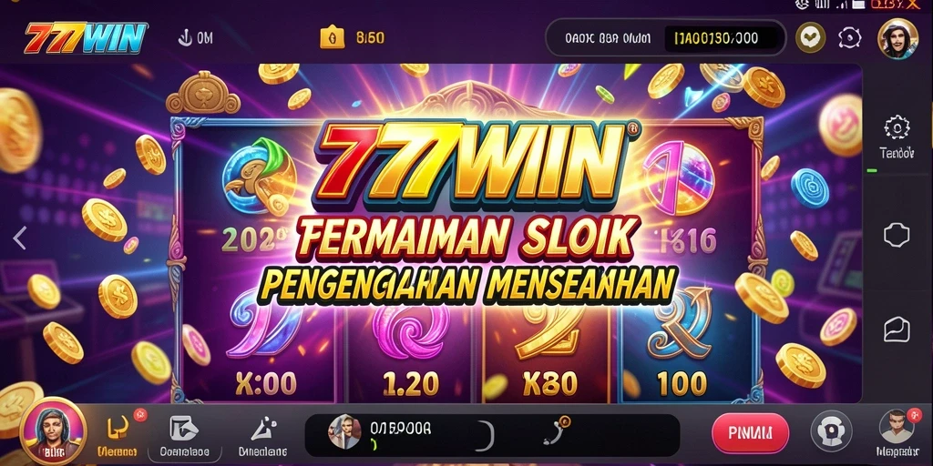 Screenshot gameplay Slot yang memukau dalam aplikasi 777WIN.