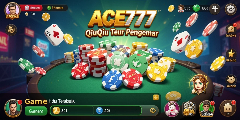 Screenshot gameplay <strong>ACE777</strong> menampilkan kartu QiuQiu yang menarik.