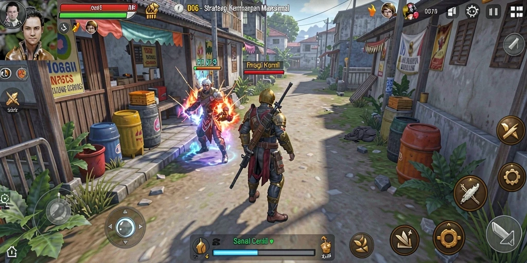 Gameplay D06 yang menegangkan dalam pertempuran strategi.