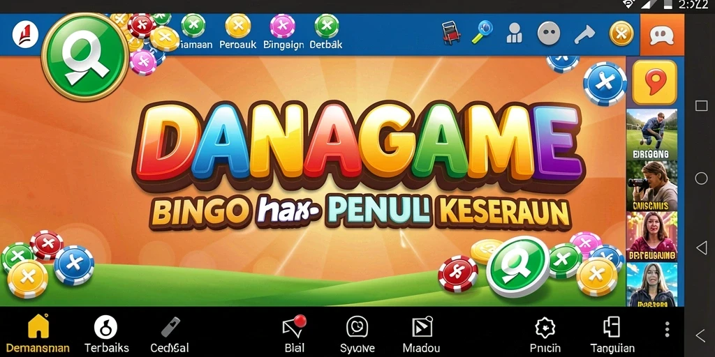 Screenshot gameplay <strong>DANAGAME</strong> yang menampilkan keseruan permainan Bingo.