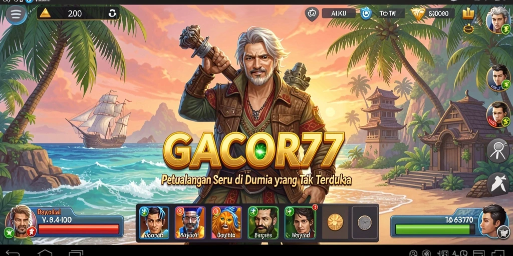 Gameplay petualangan GACOR77 yang menegangkan dan penuh warna.