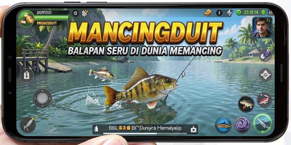 Gameplay balapan seru di dunia memancing MANCINGDUIT.