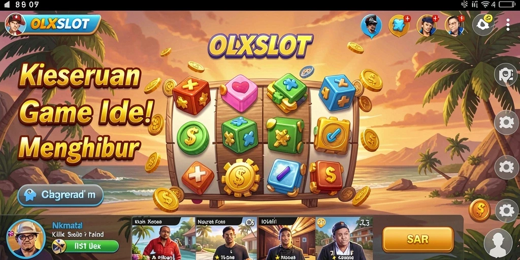 Tampilan gameplay OLXSLOT yang memukau dan menawan.