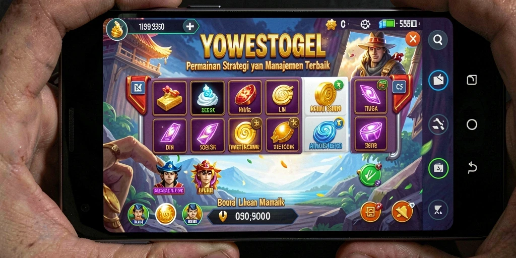 Tampilan gameplay menarik dan penuh strategi dalam YOWESTOGEL.
